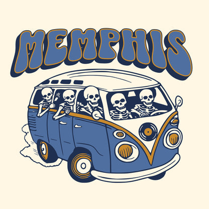 Road Trip Tee Design Natural