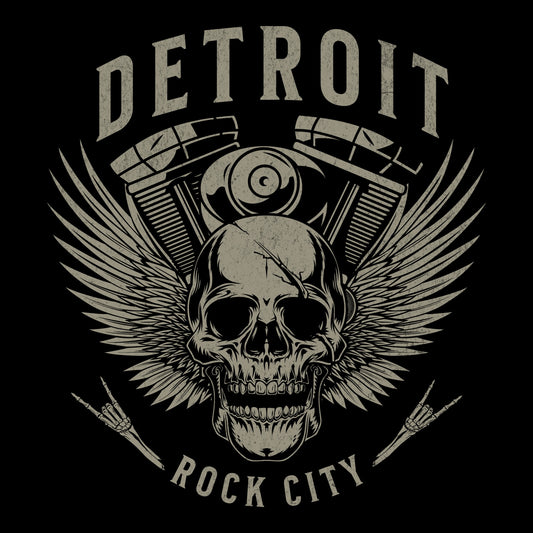 Detroit Rock City Tee Design Black