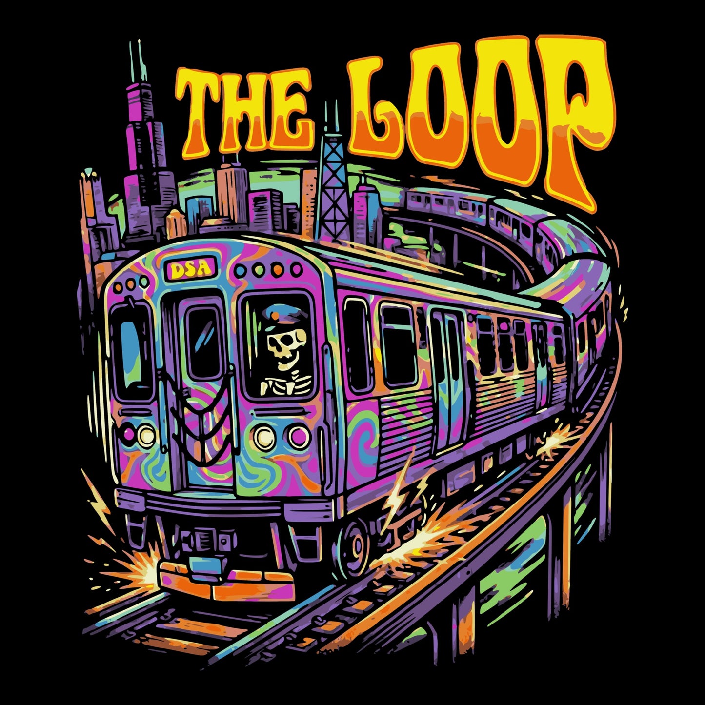 The Loop Tee Design Black