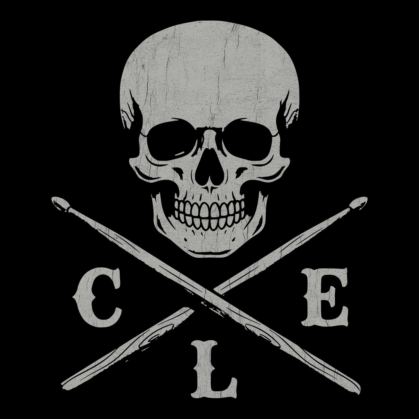 CLE Sticks Tee Design Black