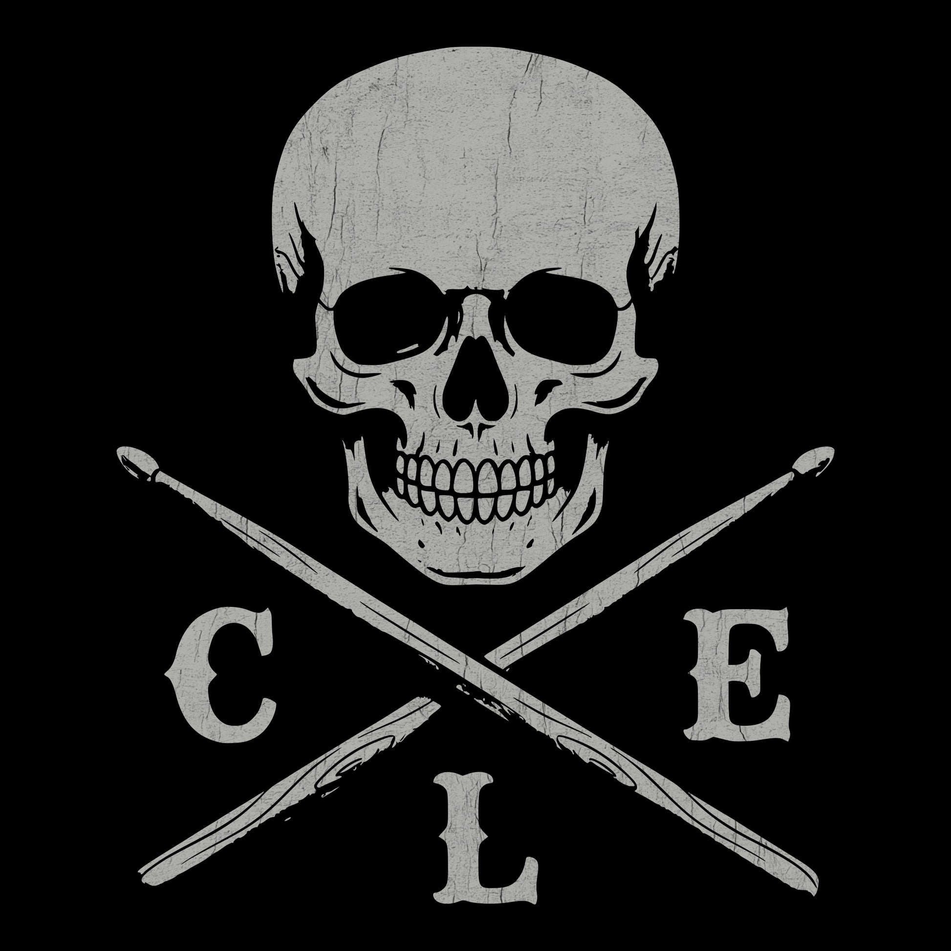 CLE Sticks Tee Design Black