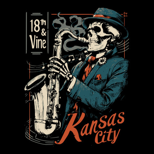18th & Vine T-Shirt Design Black