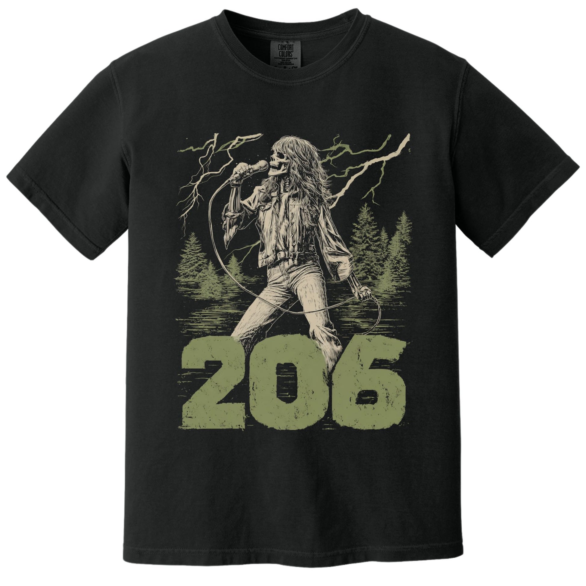 206 Rocker Tee | Comfort Colors® 1717 Black