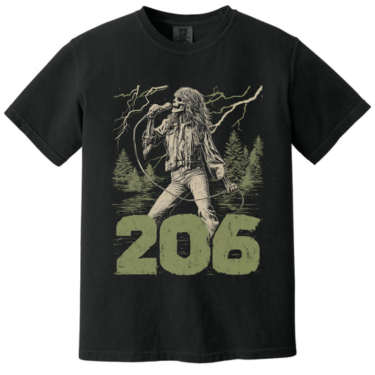 206 Rocker Tee | Comfort Colors® 1717 Black