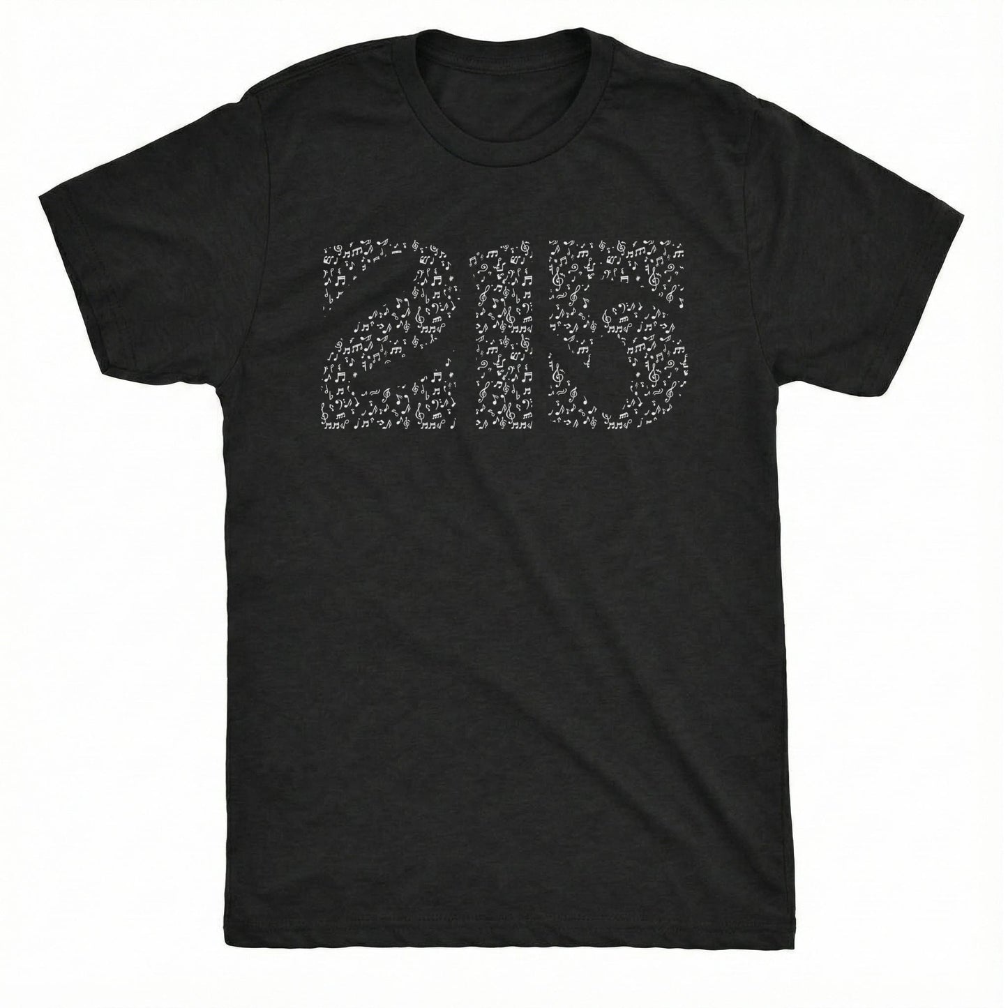 215 Notes Tee | Classic Tee Black