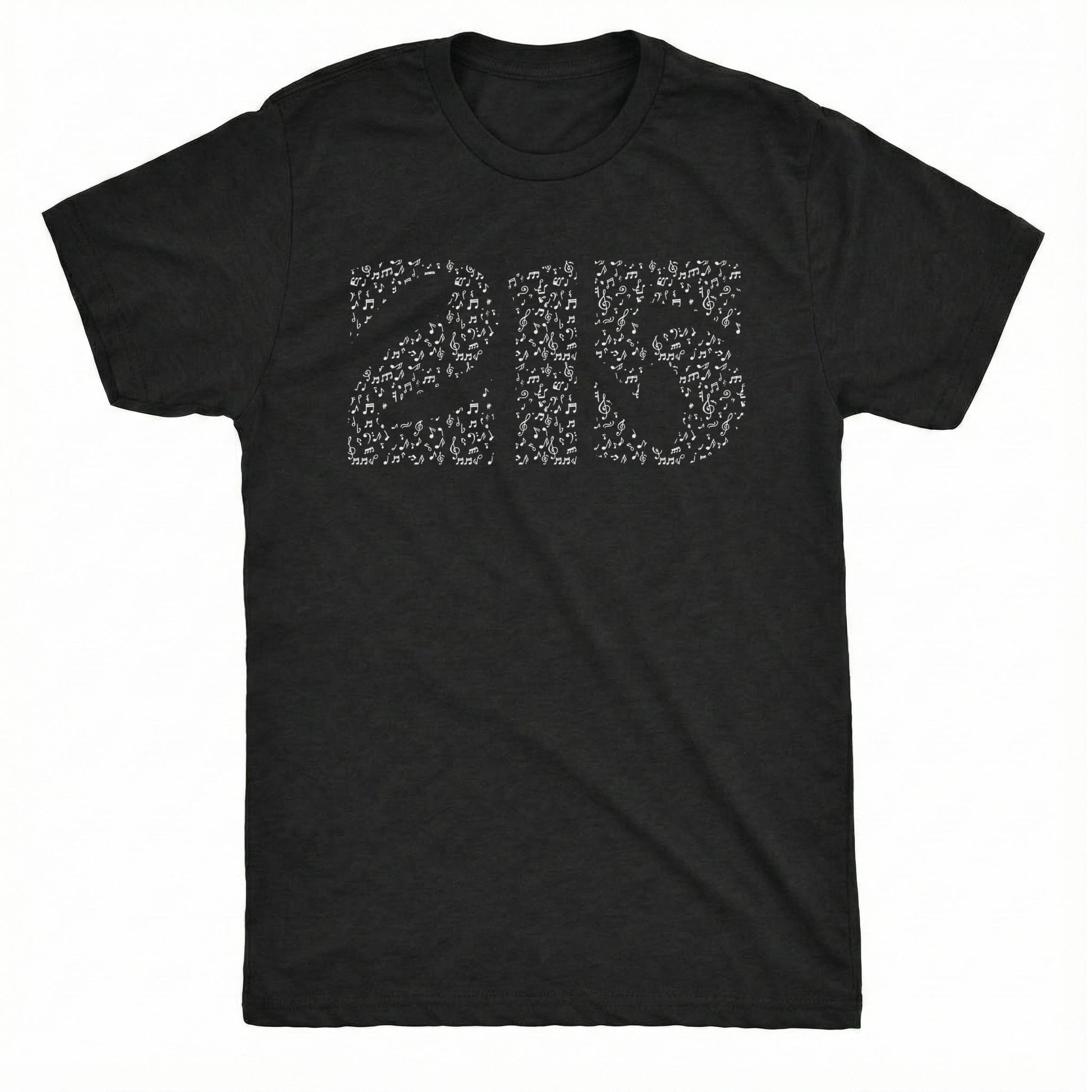 215 Notes Tee | Classic Tee Black