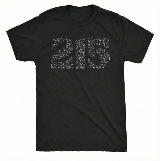 215 Notes Tee | Classic Tee Black