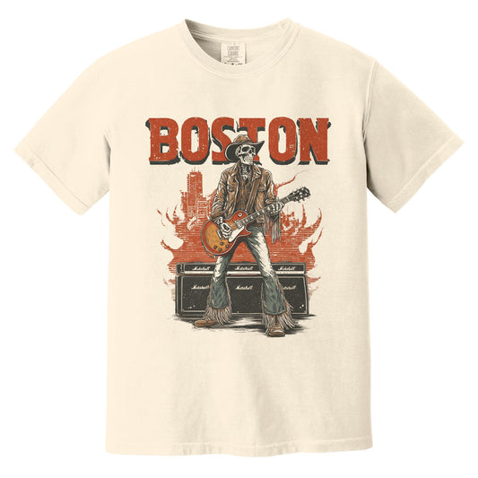 Boston Concert T-Shirt | Comfort Colors® 1717 Ivory