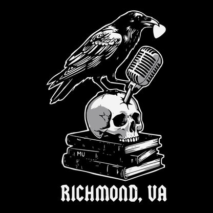 Poe Crow Tee Design Black