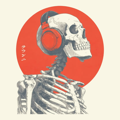 Red Sun T-Shirt Design Natural