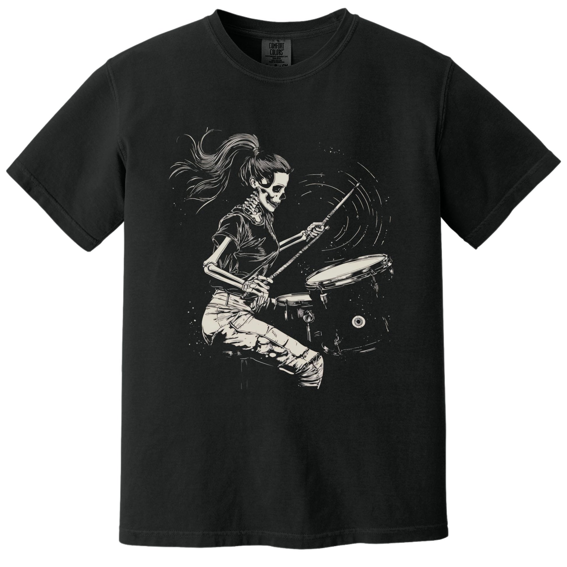 CLE Drummer T-Shirt | Comfort Colors® 1717 Black