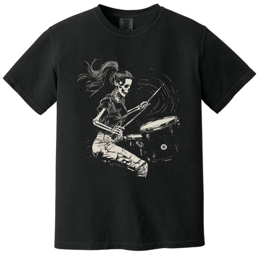 CLE Drummer T-Shirt | Comfort Colors® 1717 Black
