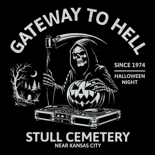 Stull Cemetery Tee Design Black