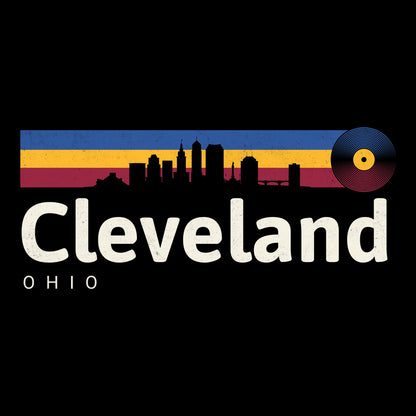 Retro Cle Tee Design Black