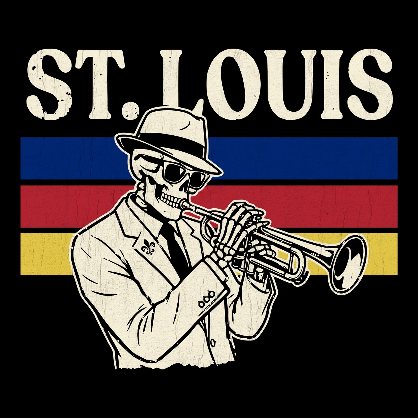 Cool St. Louis Tee Design Black