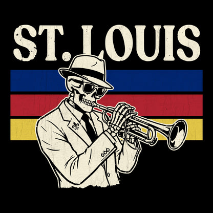 Cool St. Louis Tee Design Black