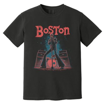 Boston Frontman T-Shirt | Comfort Colors® 1717 Black