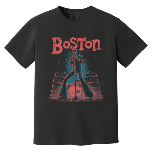 Boston Frontman T-Shirt | Comfort Colors® 1717 Black
