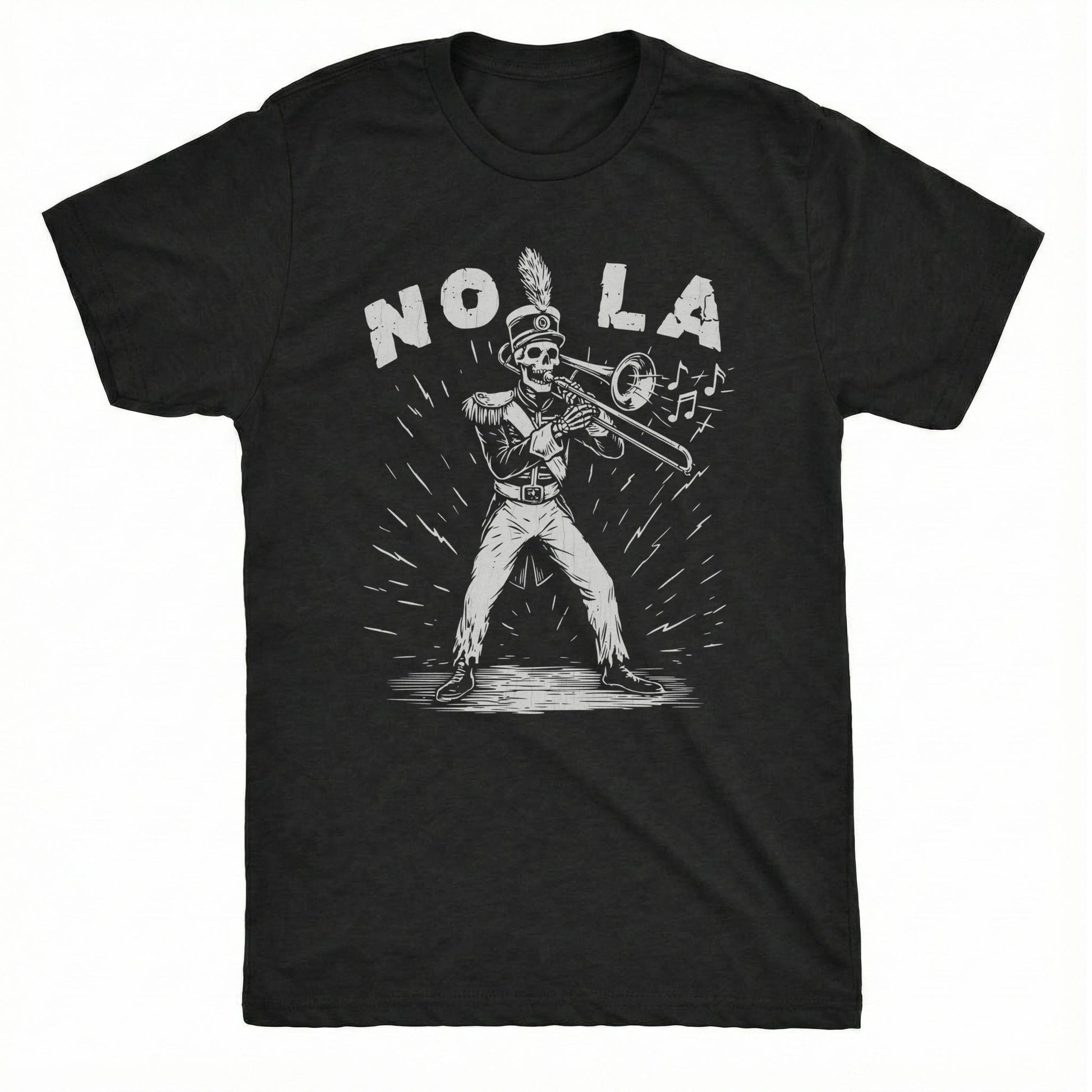 2nd Line Trombone Tee | Classic Tee Black