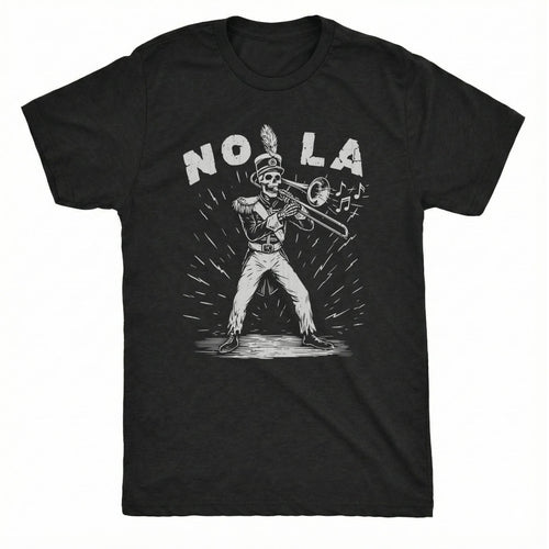 2nd Line Trombone Tee | Classic Tee Black