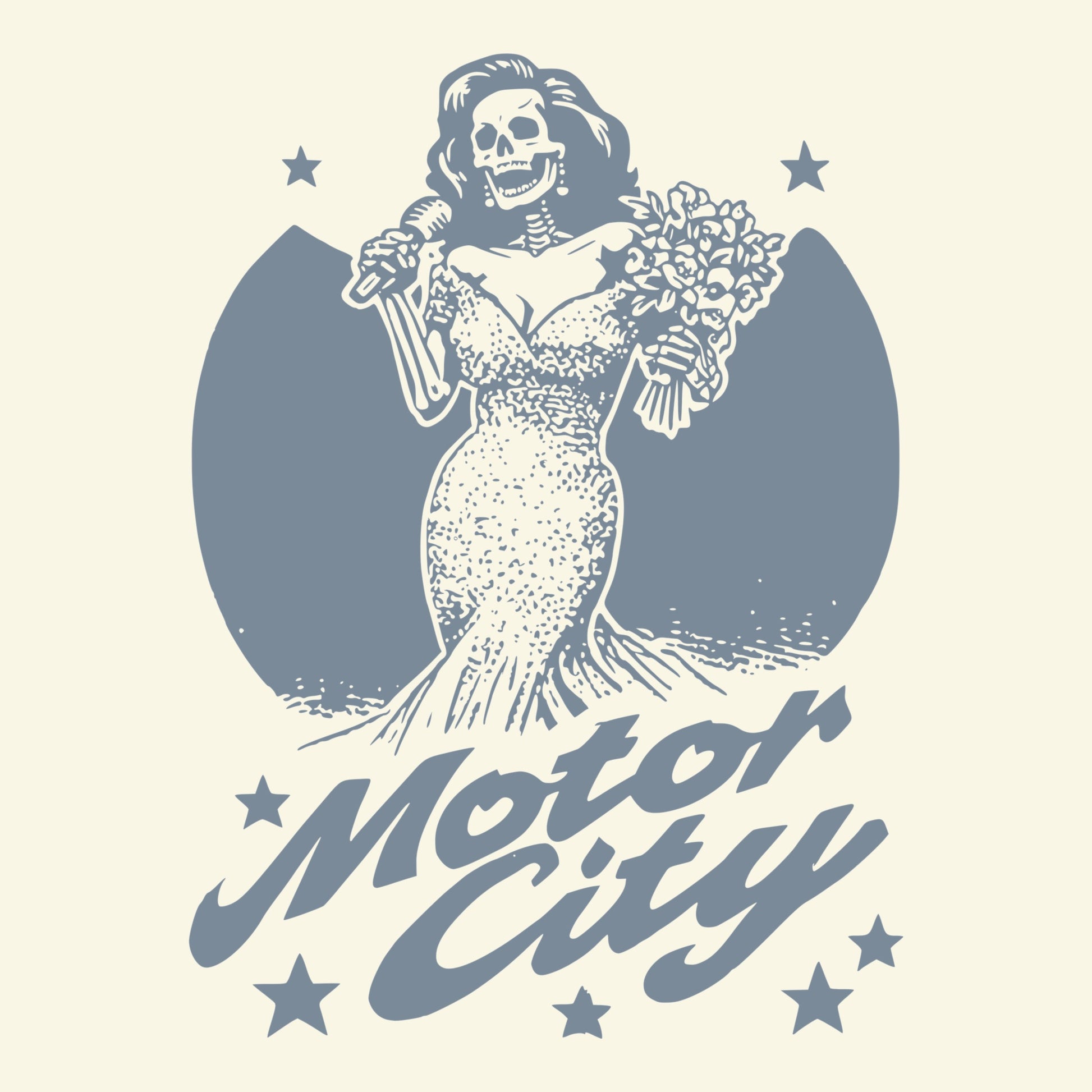 Motor City Queen Tee Design Natural