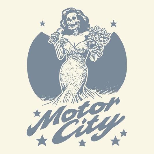 Motor City Queen Tee Design Natural