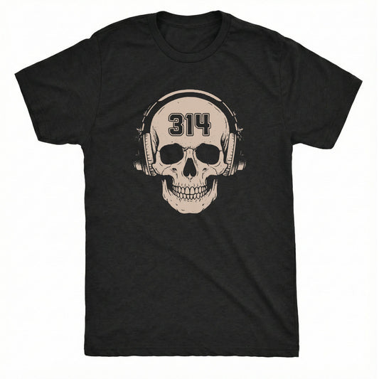 314 Skull Tee | Classic Tee Black