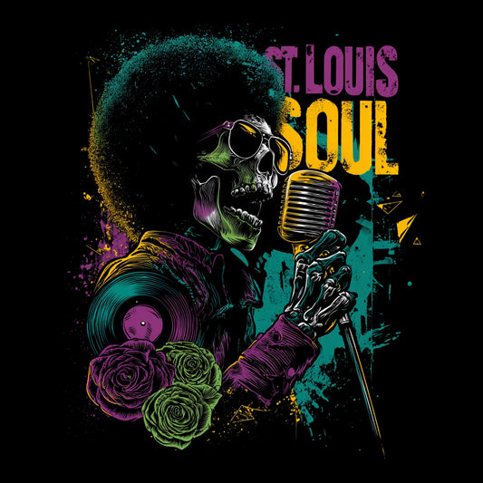 Stl Soul Tee Design Black