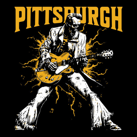 Pittsburgh Solo Tee Design Black