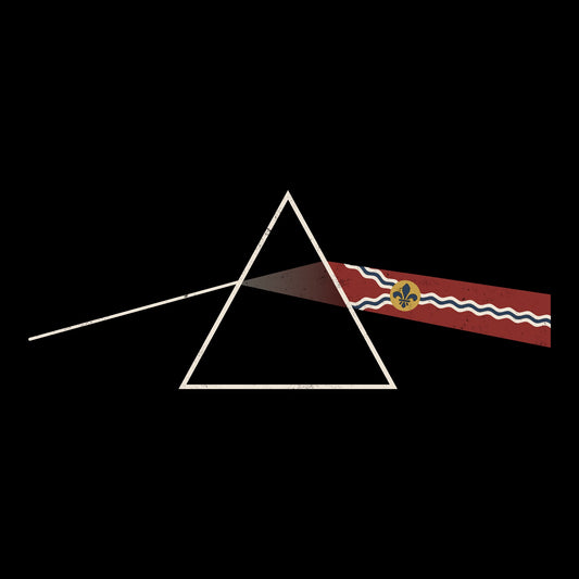 Dark Side of STL Tee Design Black