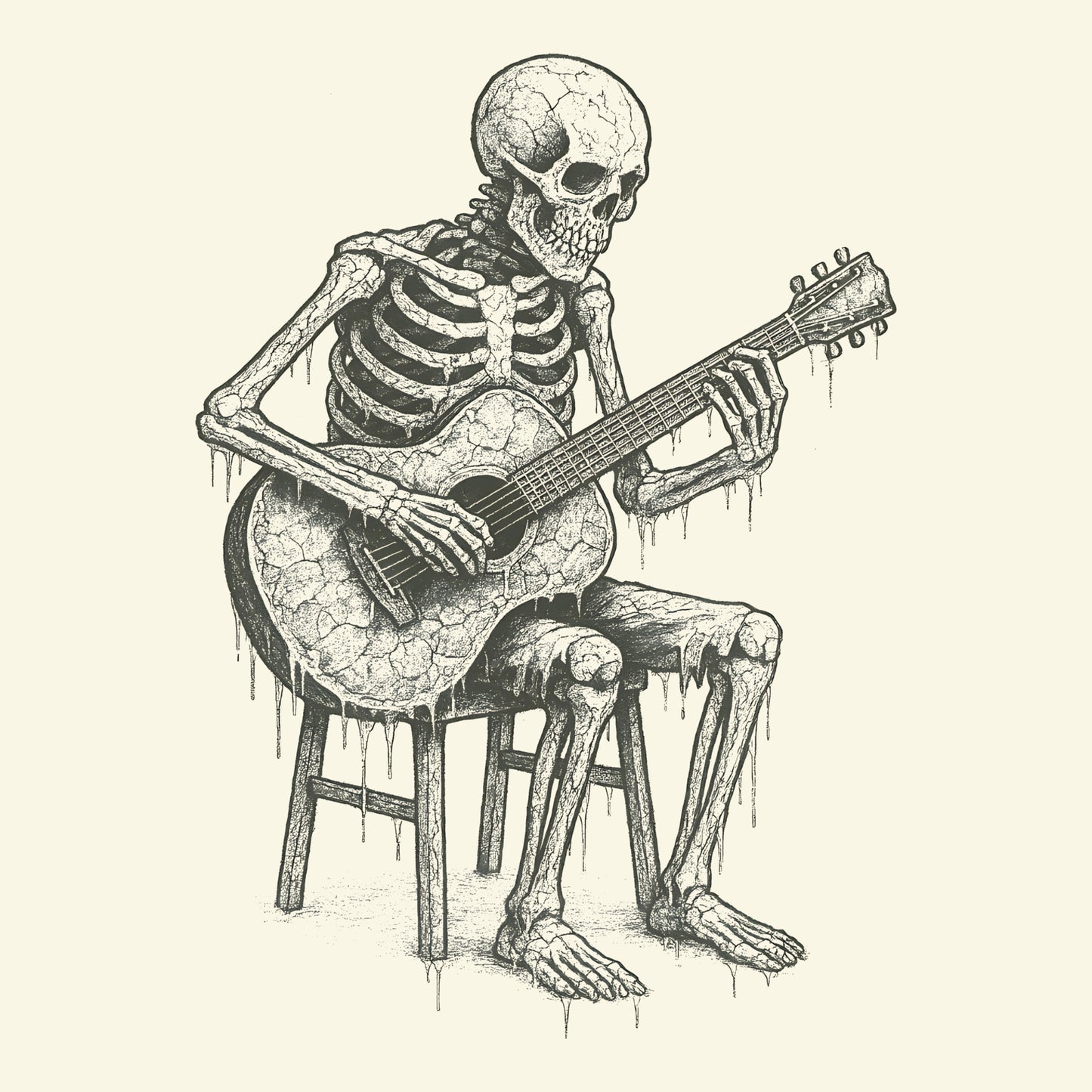 Melting Session T-shirt Design Natural