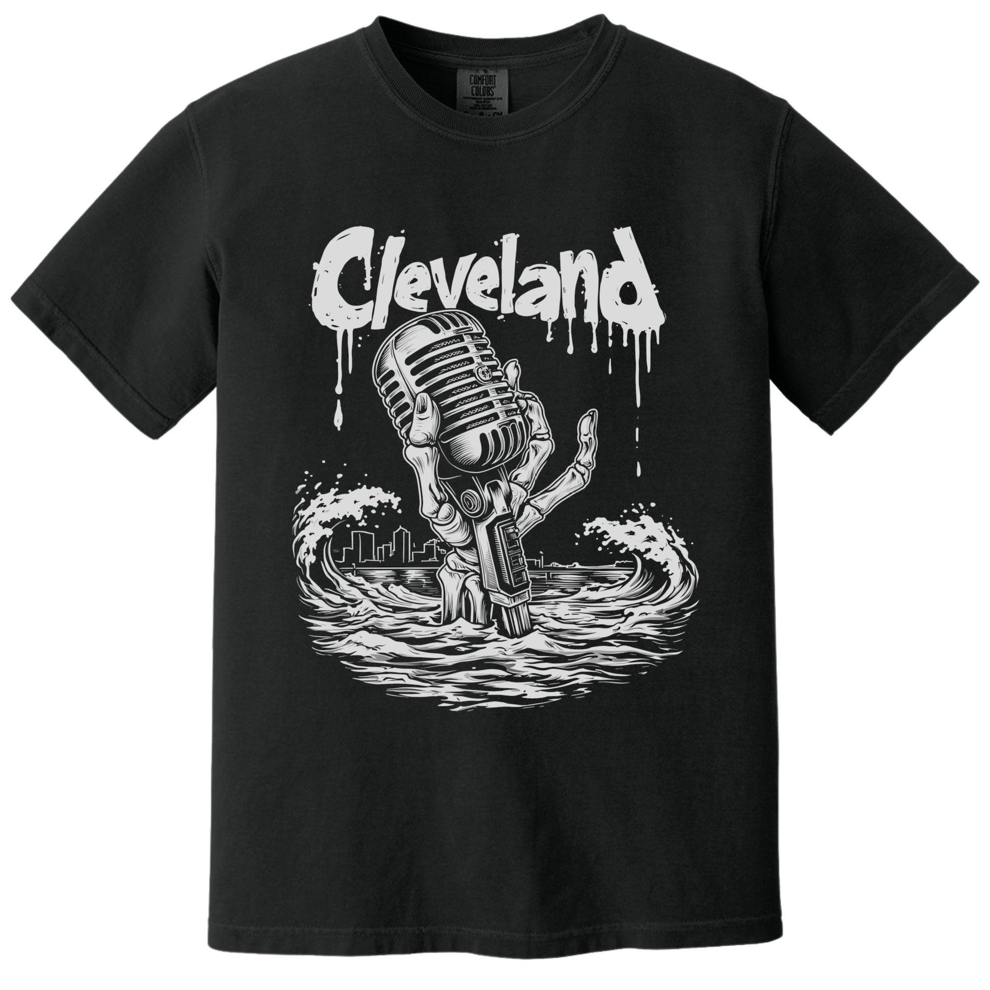 CLE Ghost T-Shirt | Comfort Colors® 1717 Black