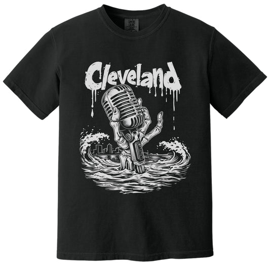 CLE Ghost T-Shirt | Comfort Colors® 1717 Black