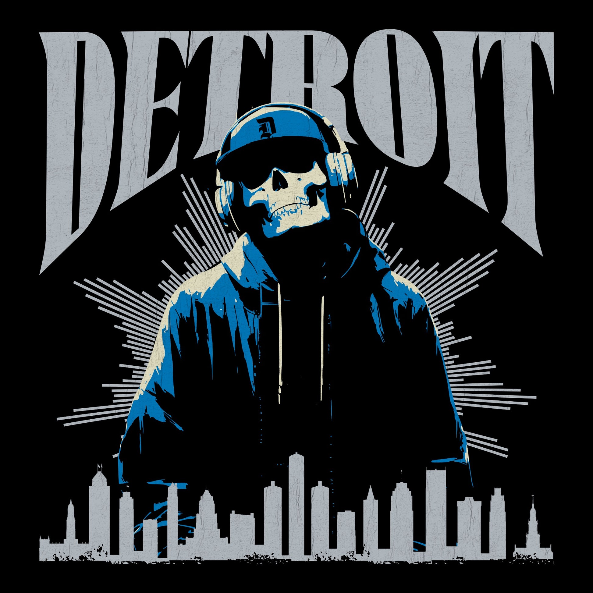 Detroit Hip Hop Tee Design Black