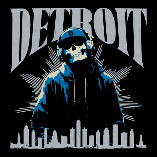 Detroit Hip Hop Tee Design Black