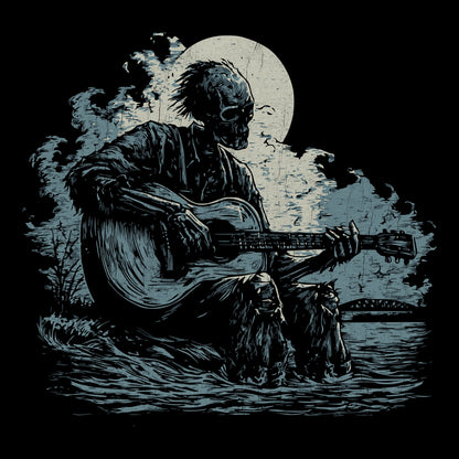 Under the Moon Tee Design Black