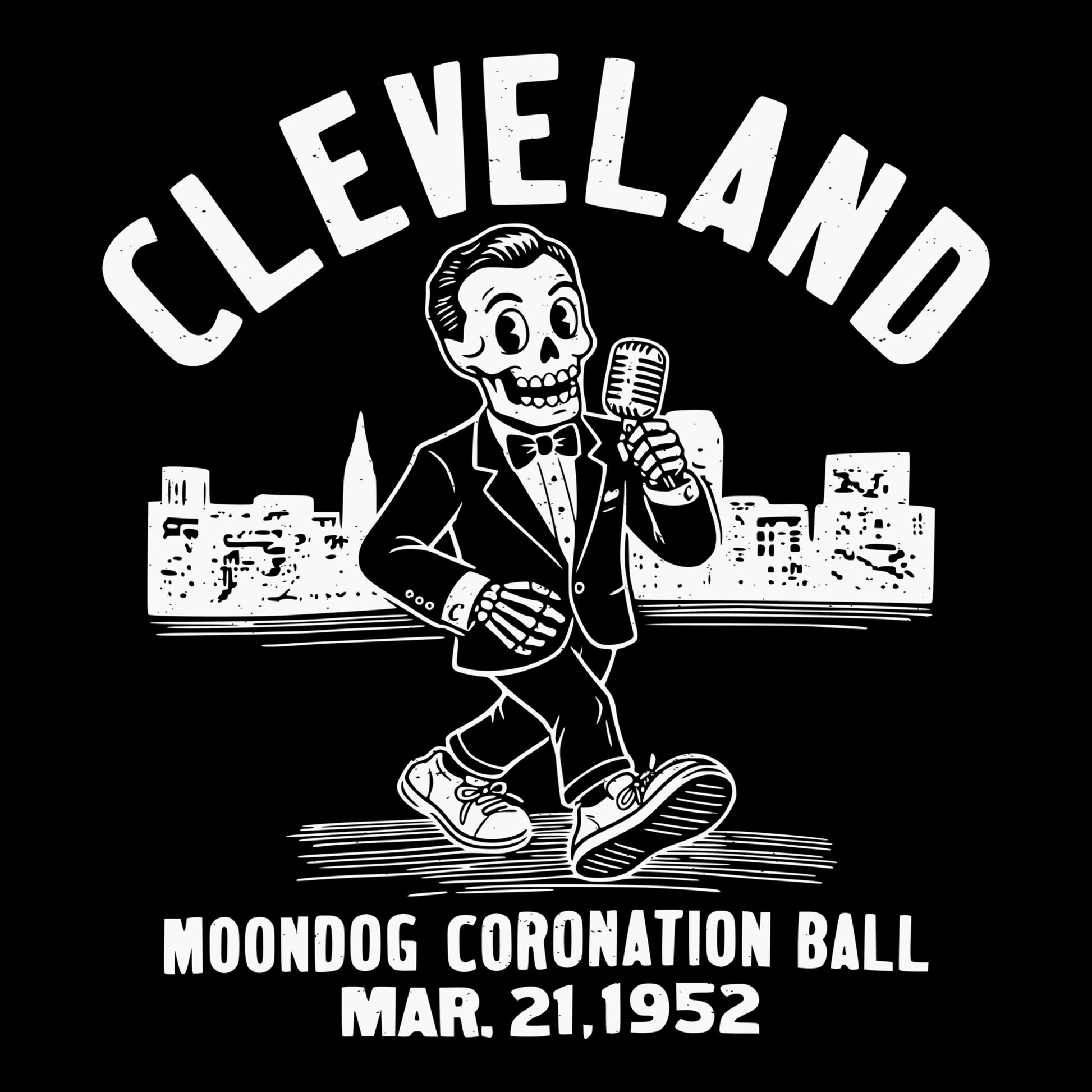 Moondog Ball Tee Design Black