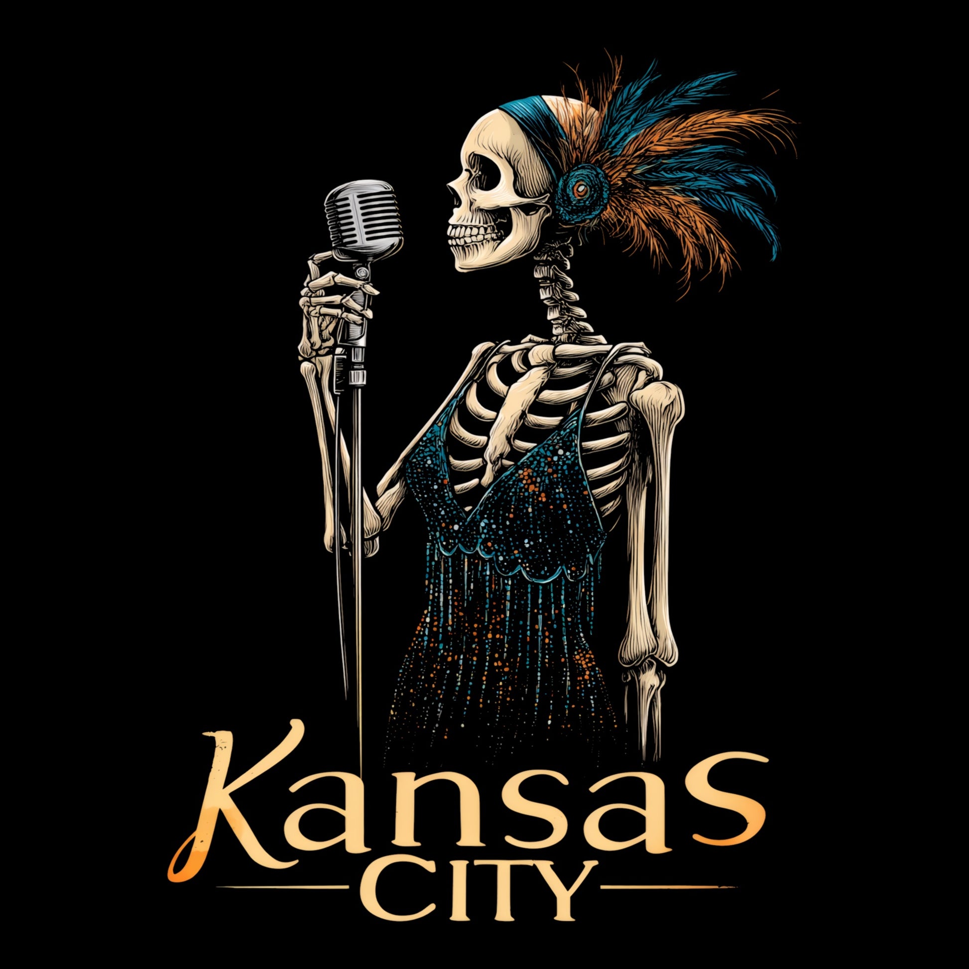 KC Chanteuse T-Shirt Design Black