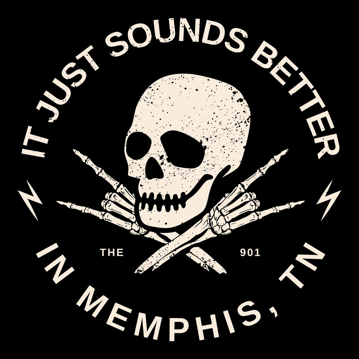 Best in Memphis Tee Design Black
