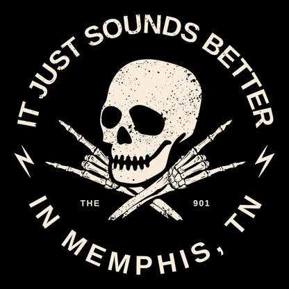 Best in Memphis Tee Design Black