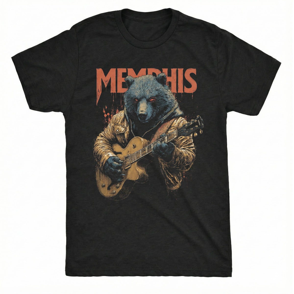 Memphis Spirit T-Shirt | Comfort Colors® 1717 Black