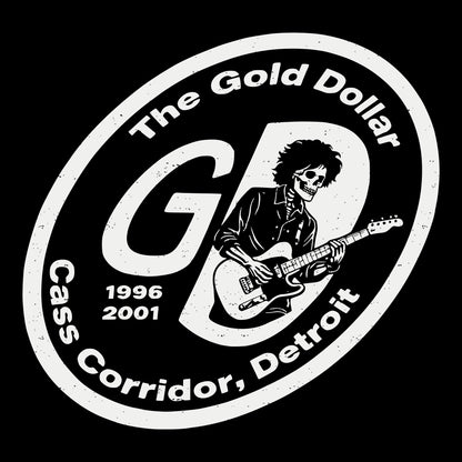 Gold Dollar Tee Design Black