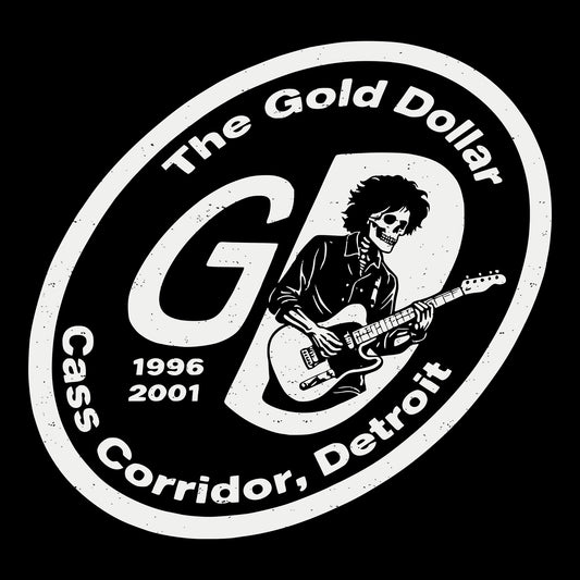 Gold Dollar Tee Design Black