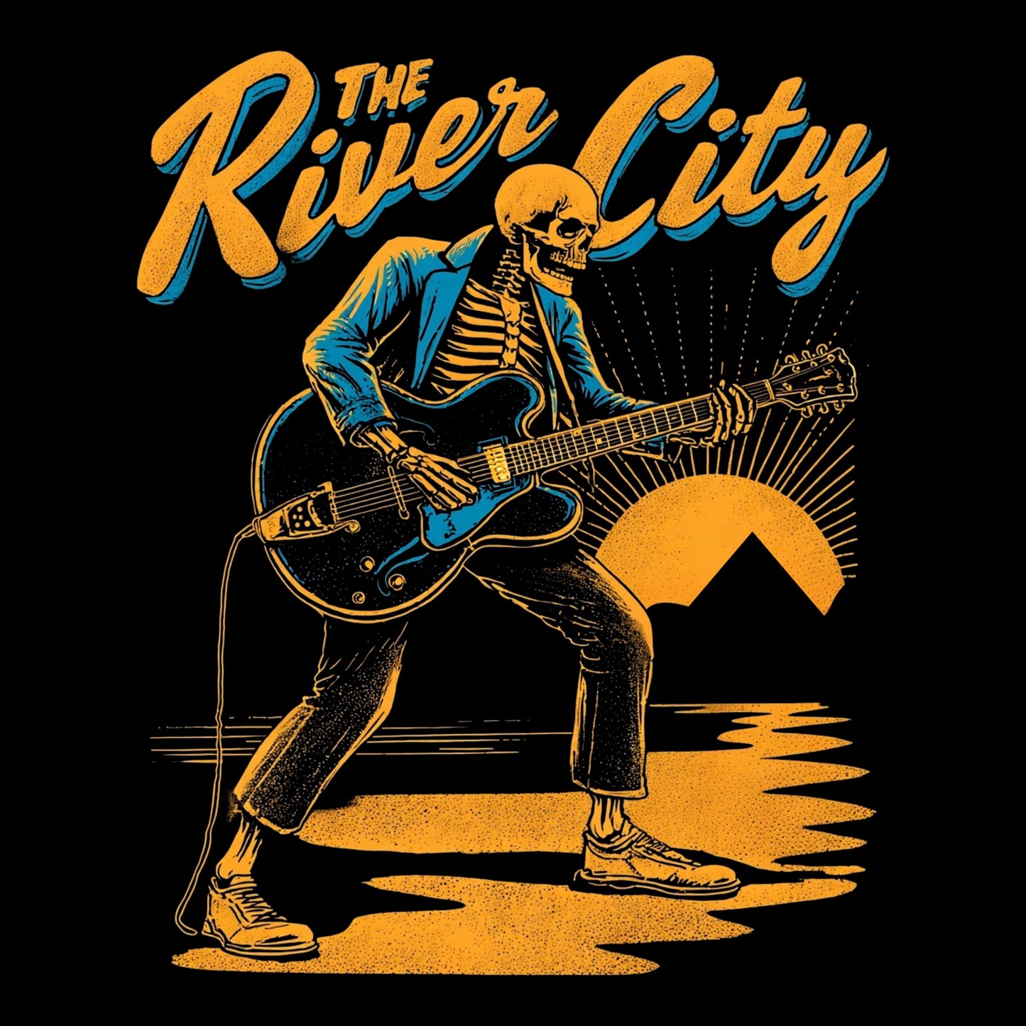 The River City Tee Design Black