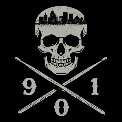 901 Cross Tee Design Black