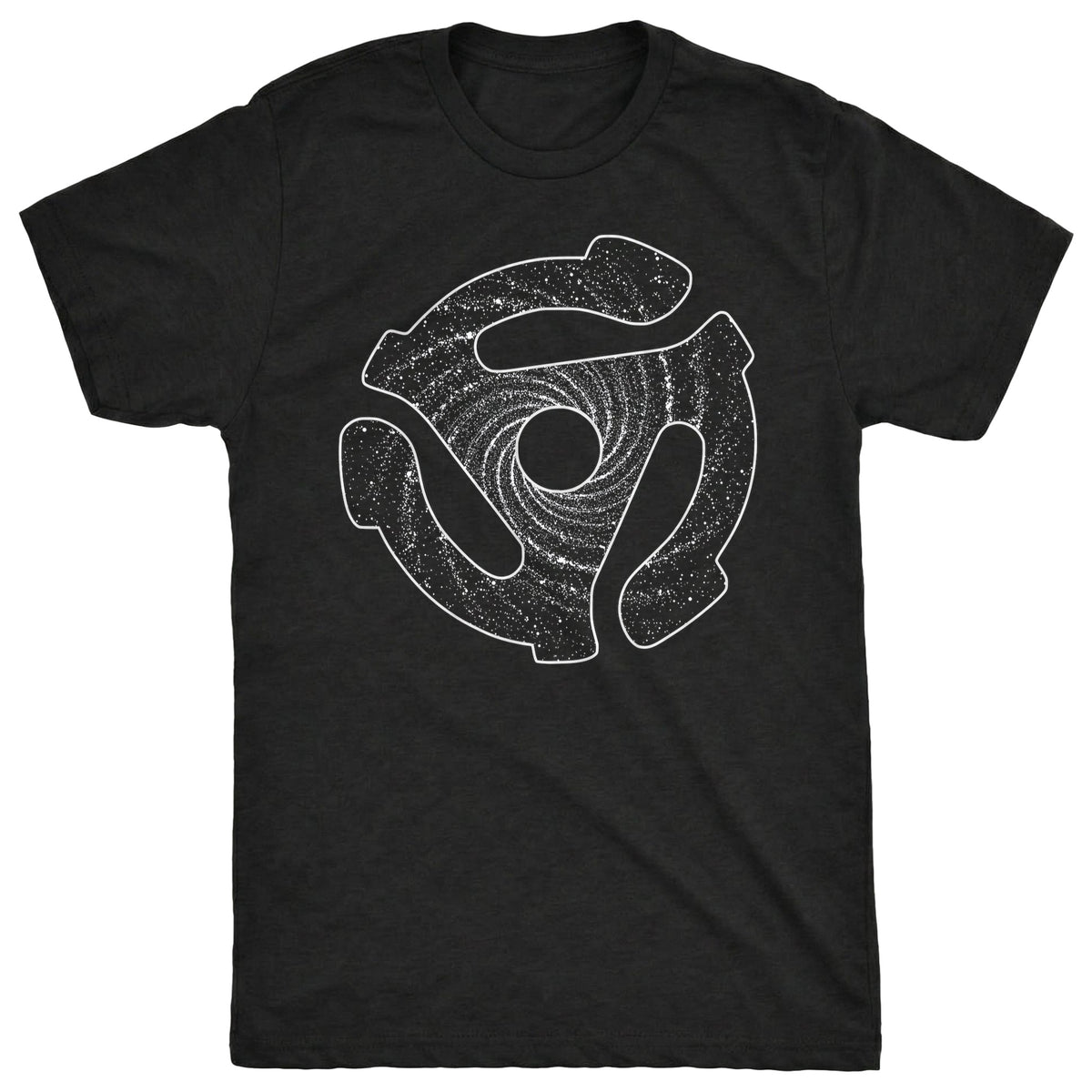 45 Adaptor Tee Black Mockup
