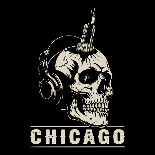 Willis Tower Tee Design Black