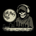 The Land at Night Tee Design Black