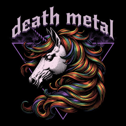 Death Metal Tee Design Black