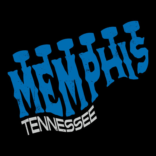 Memphis Fret Tee Design Black